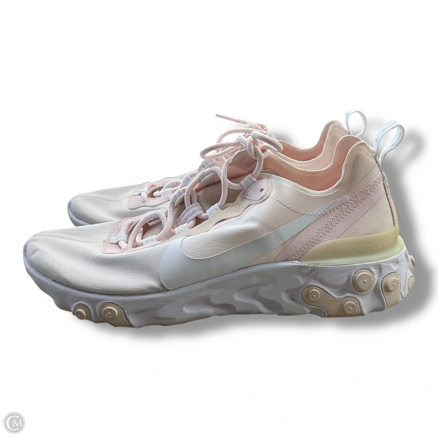 Shoes Athletic By Nike In Pink & White, Size: 9