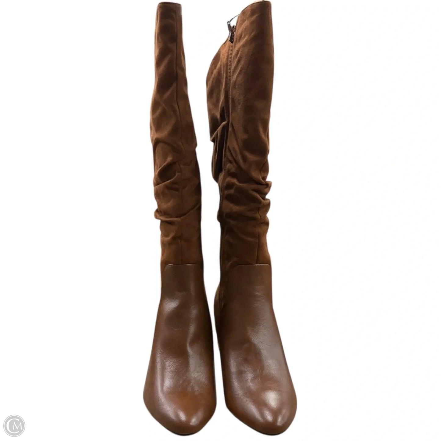 Boots Knee Heels By Life Stride In Brown, Size: 10