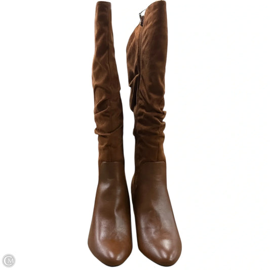 Boots Knee Heels By Life Stride In Brown, Size: 10