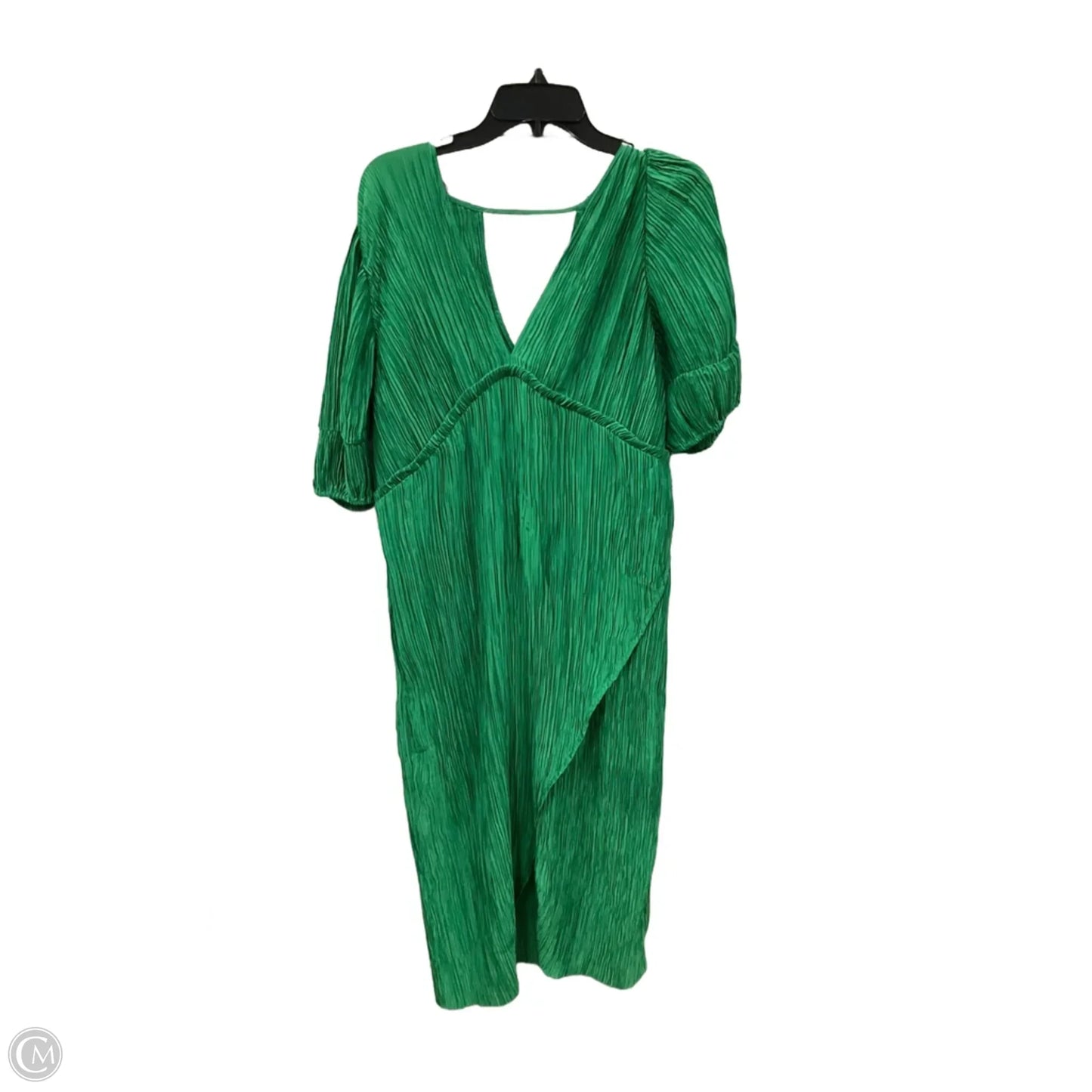 Dress Party Midi By Anthropologie In Green, Size: L