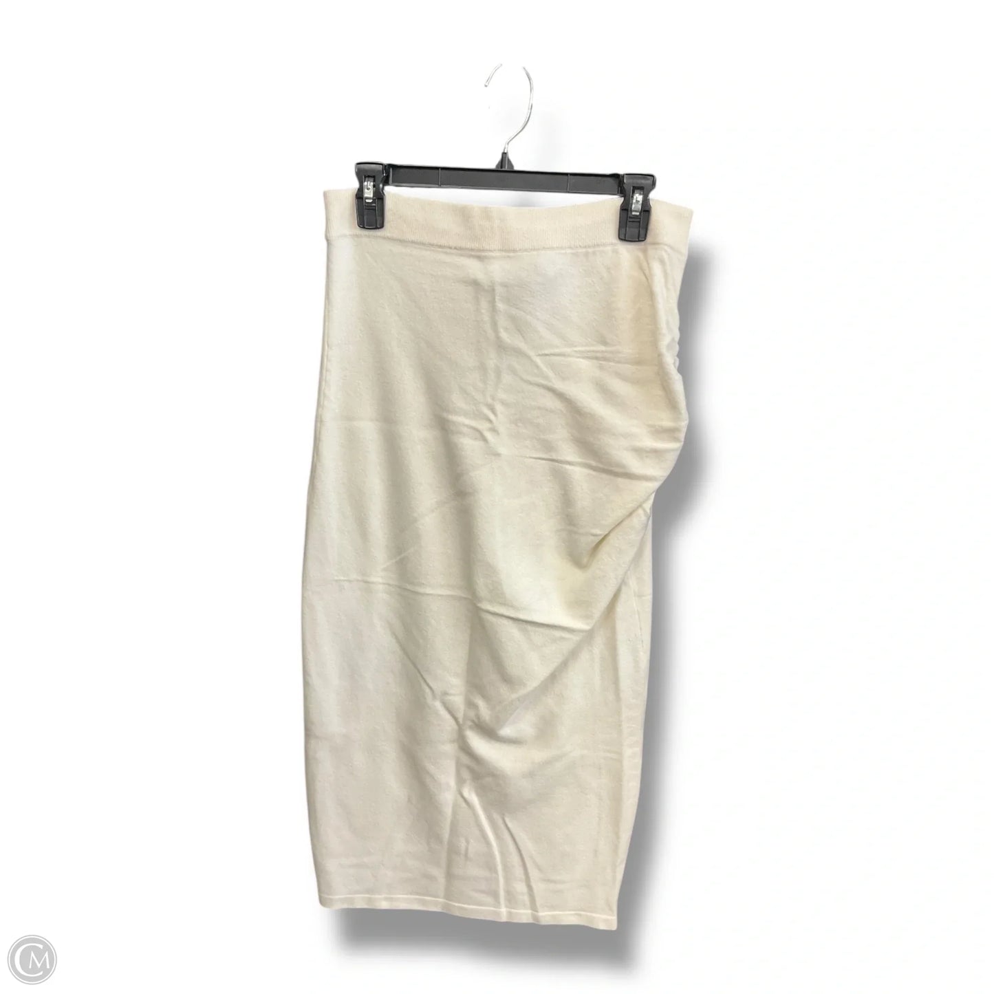 Skirt Midi By Express In Ivory, Size: L
