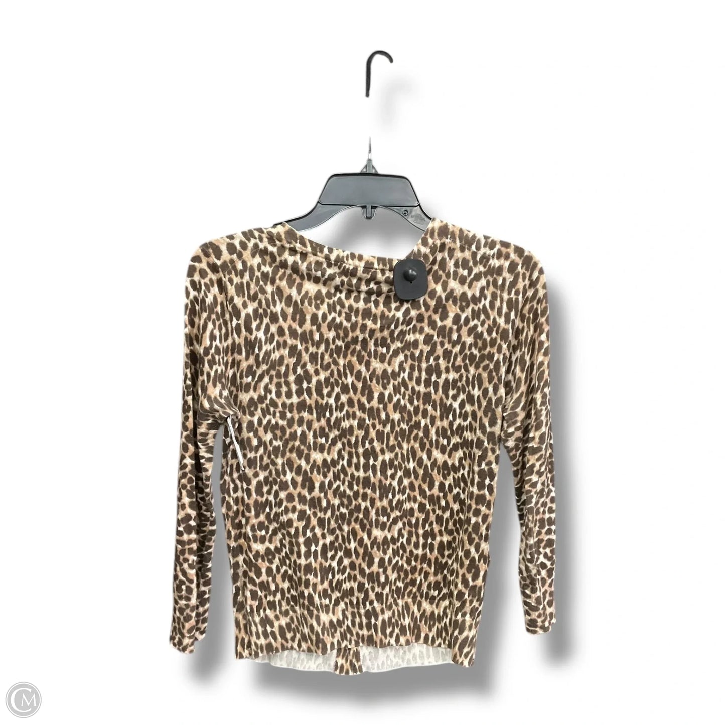 Cardigan By Loft In Animal Print, Size: S