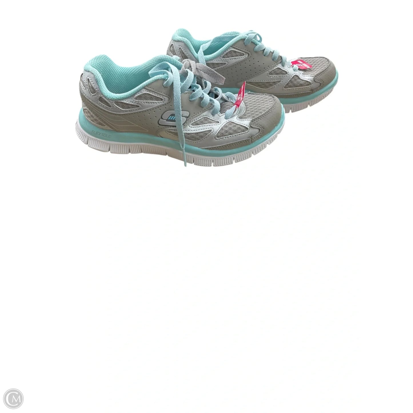 Shoes Athletic By Skechers In Blue & Grey, Size: 6
