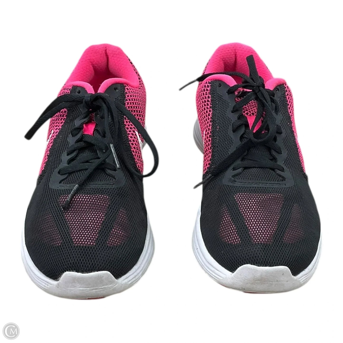 Shoes Athletic By Nike In Black & Pink, Size: 8
