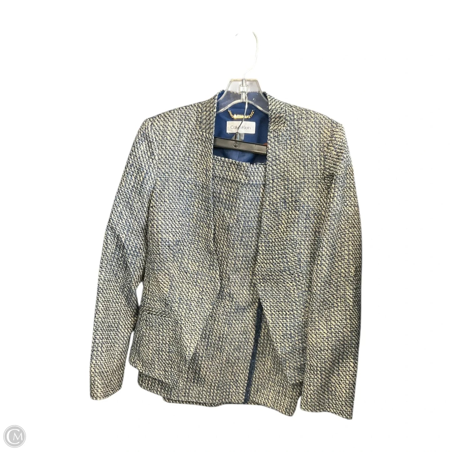 Blazer By Calvin Klein In Multi-colored, Size: M