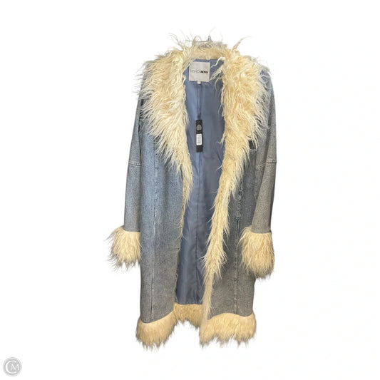 Jacket Denim By Fashion Nova In Blue Denim, Size: S