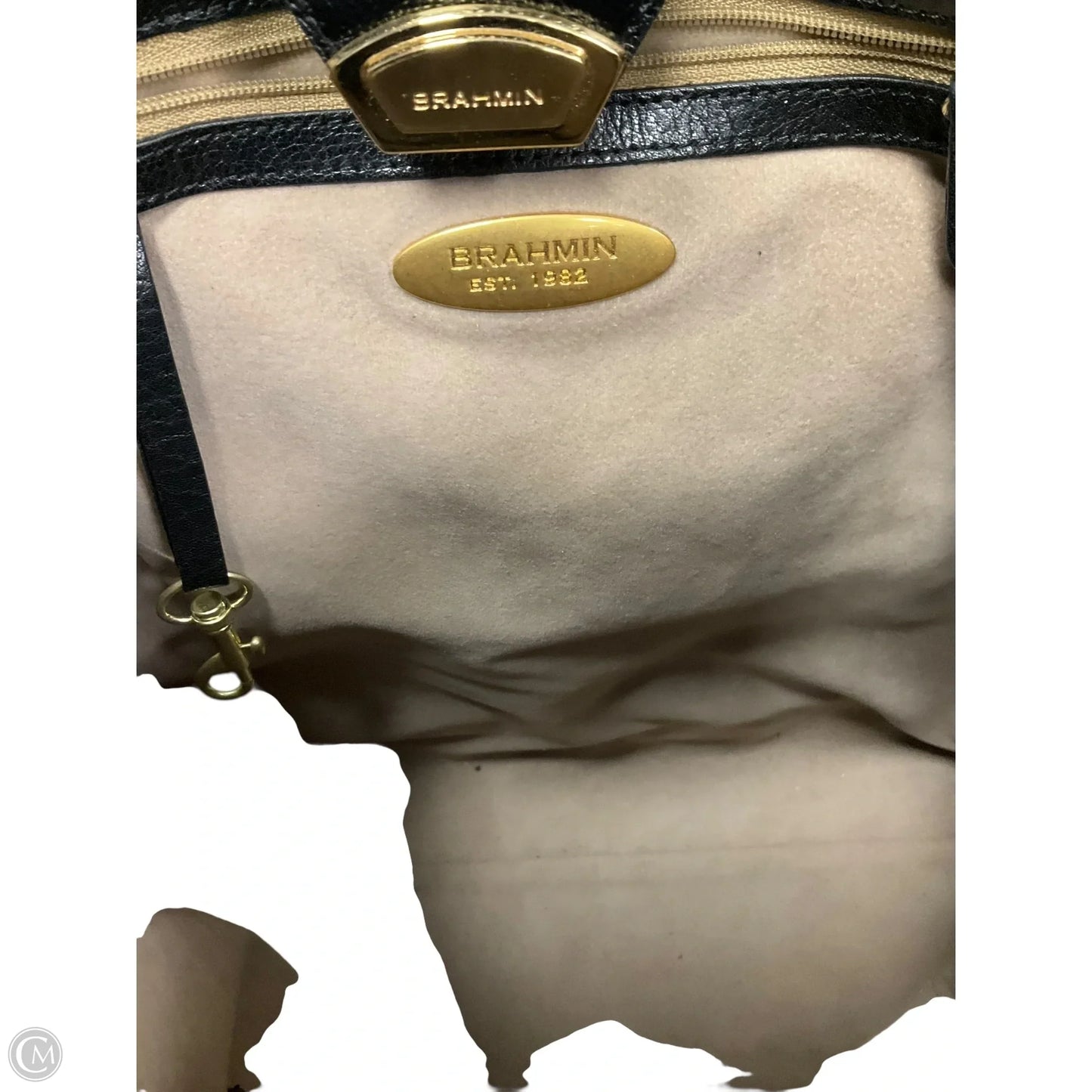 Handbag Designer By Brahmin, Size: Large