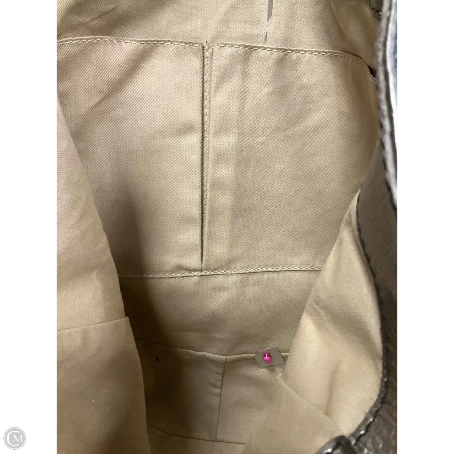 Handbag Leather By Cmc, Size: Large