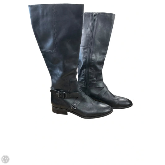 Boots Knee Flats By Nine West In Black, Size: 8