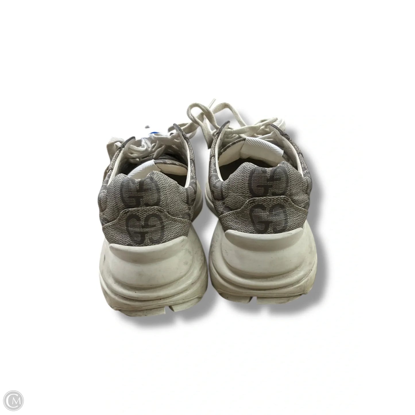 Shoes Luxury Designer By Gucci In Tan, Size: 6.5