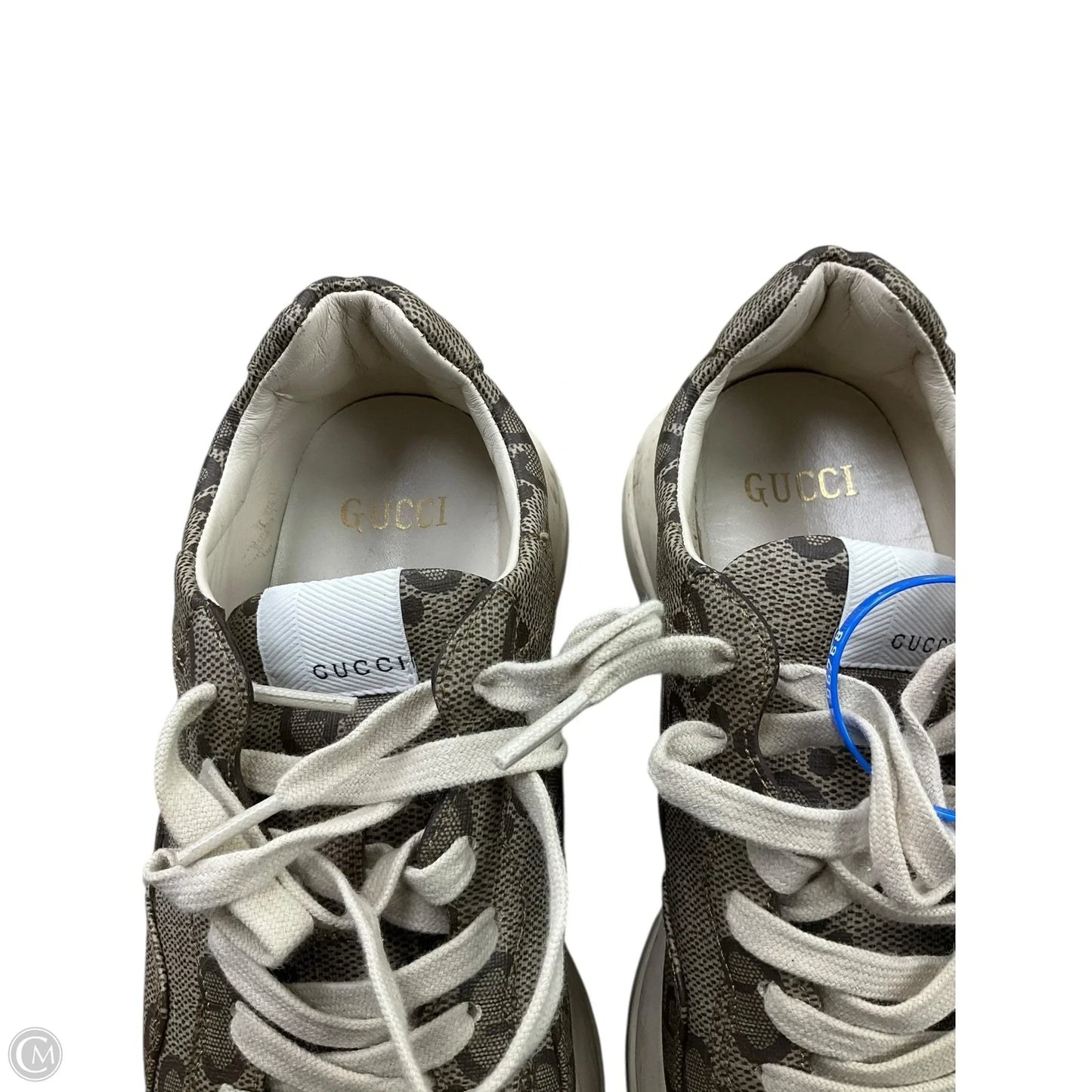 Shoes Luxury Designer By Gucci In Tan, Size: 6.5