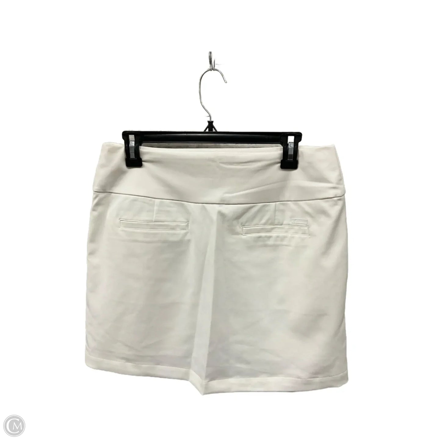 Athletic Skort By Adidas In White, Size: M