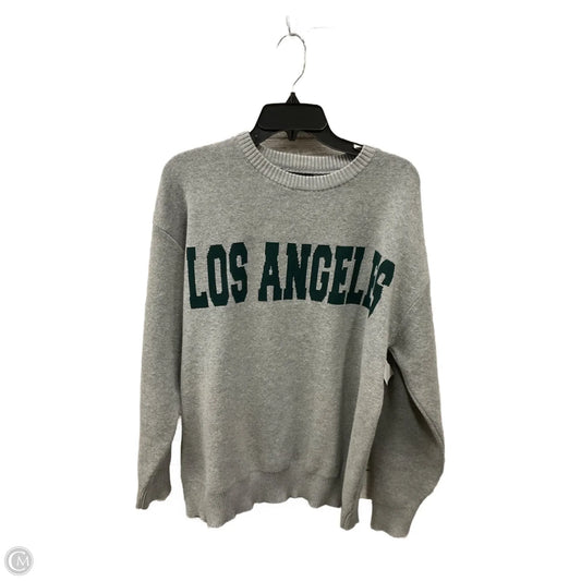 Sweatshirt Crewneck By Clothes Mentor In Grey, Size: M
