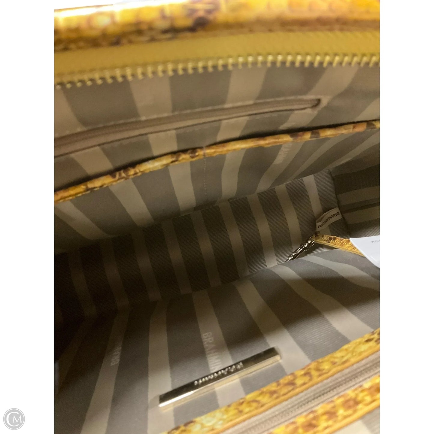 Handbag Designer By Brahmin, Size: Large