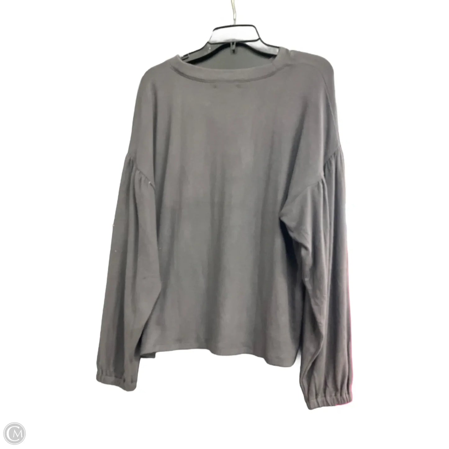 Top Long Sleeve By Madewell In Grey, Size: L