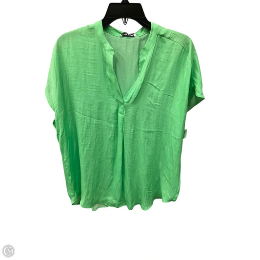 Top Sleeveless By Maison Damelie In Green, Size: L