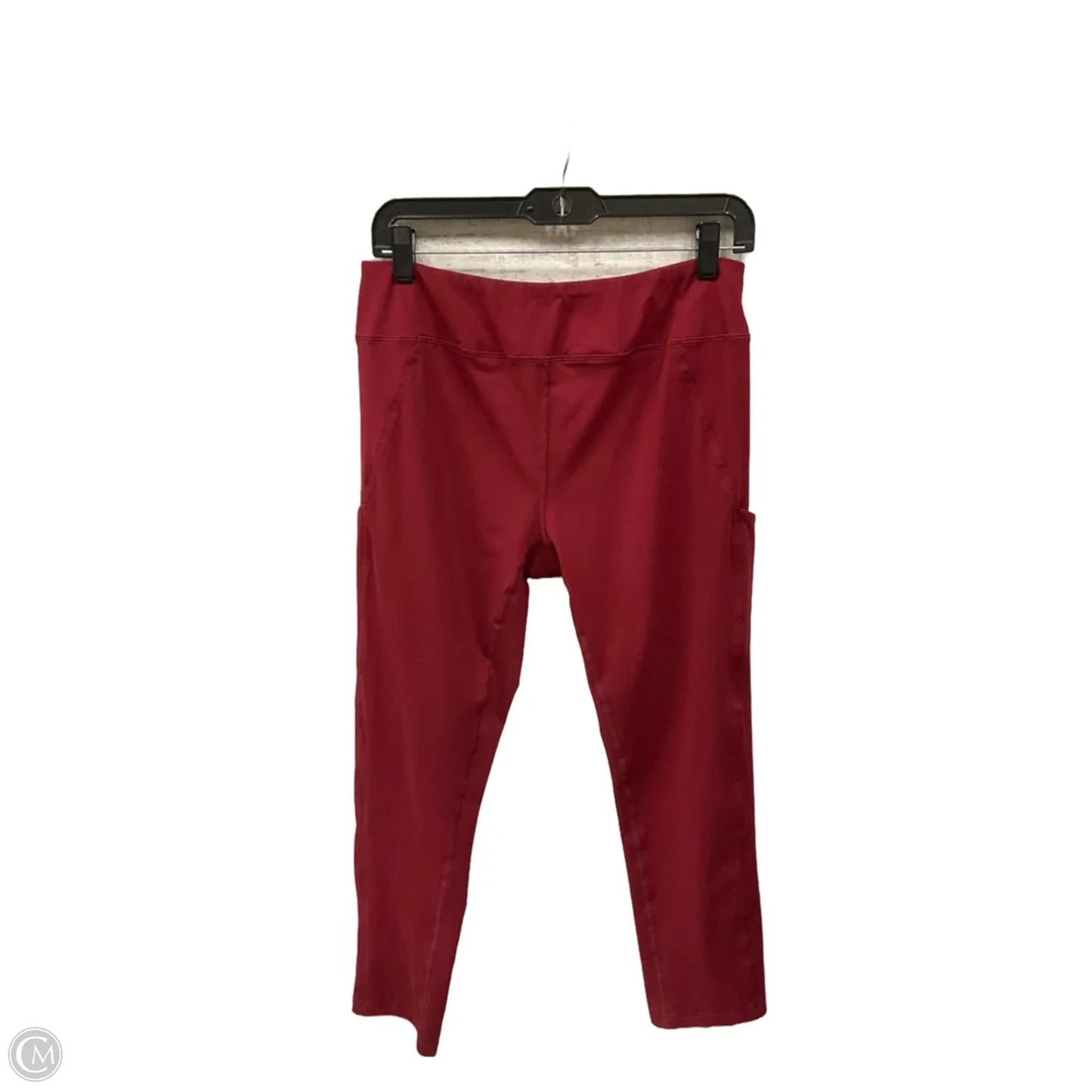 Athletic Leggings By Lululemon In Red, Size: M