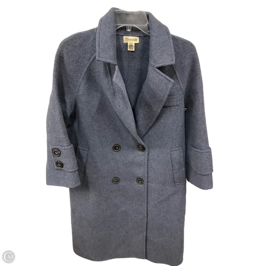 Coat Peacoat By Madewell In Blue, Size: S