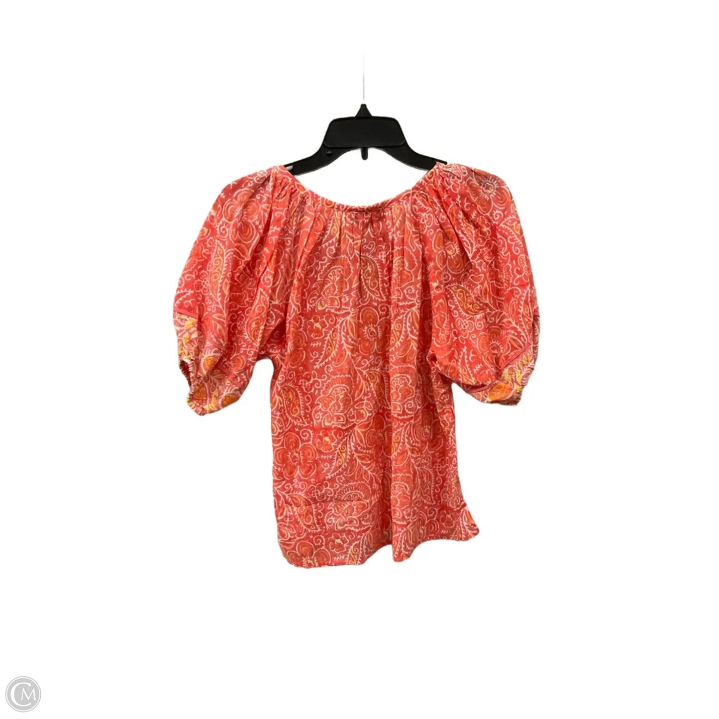 Top Short Sleeve By Cleobella In Orange, Size: Xs