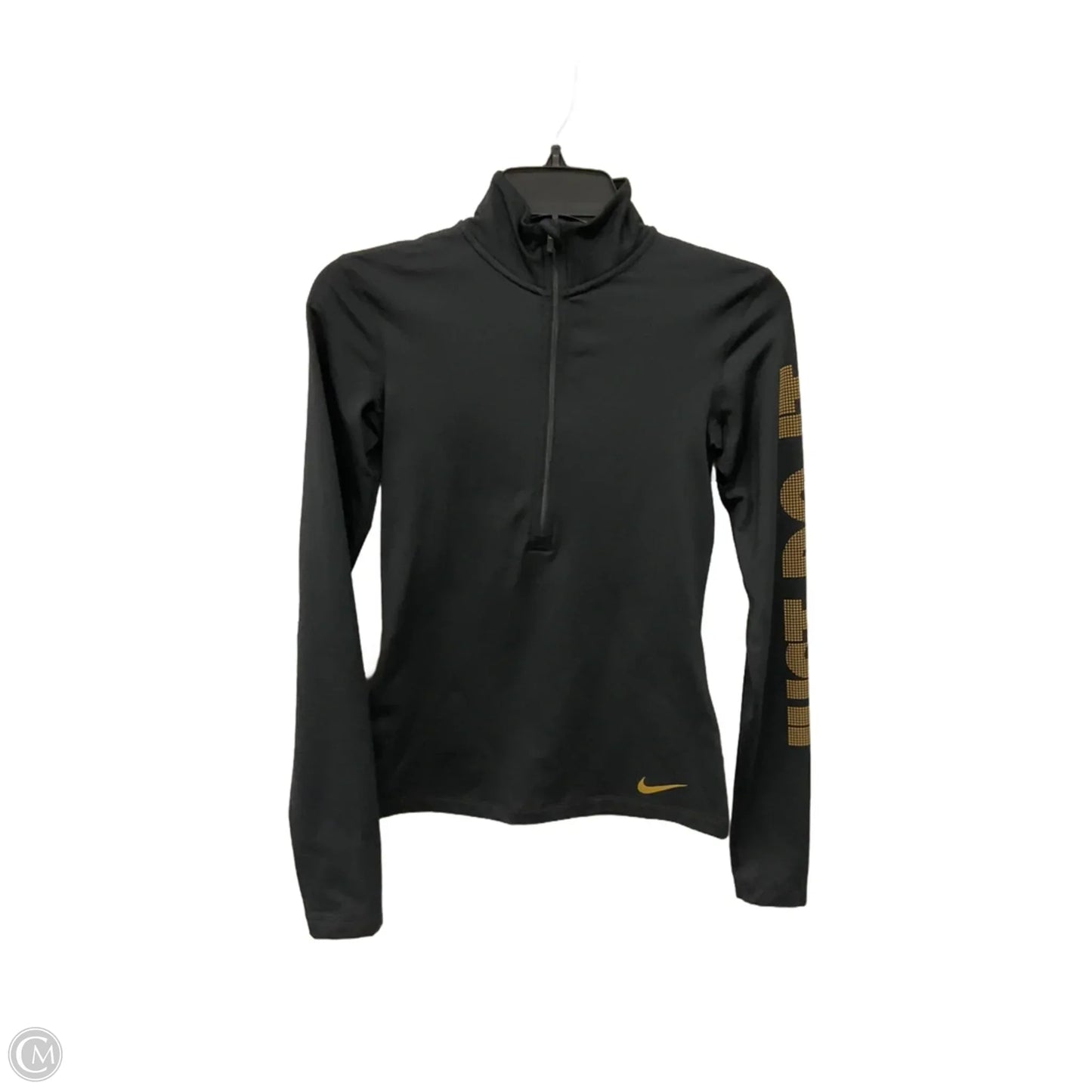 Athletic Sweatshirt Collar By Nike Apparel In Black, Size: Xs