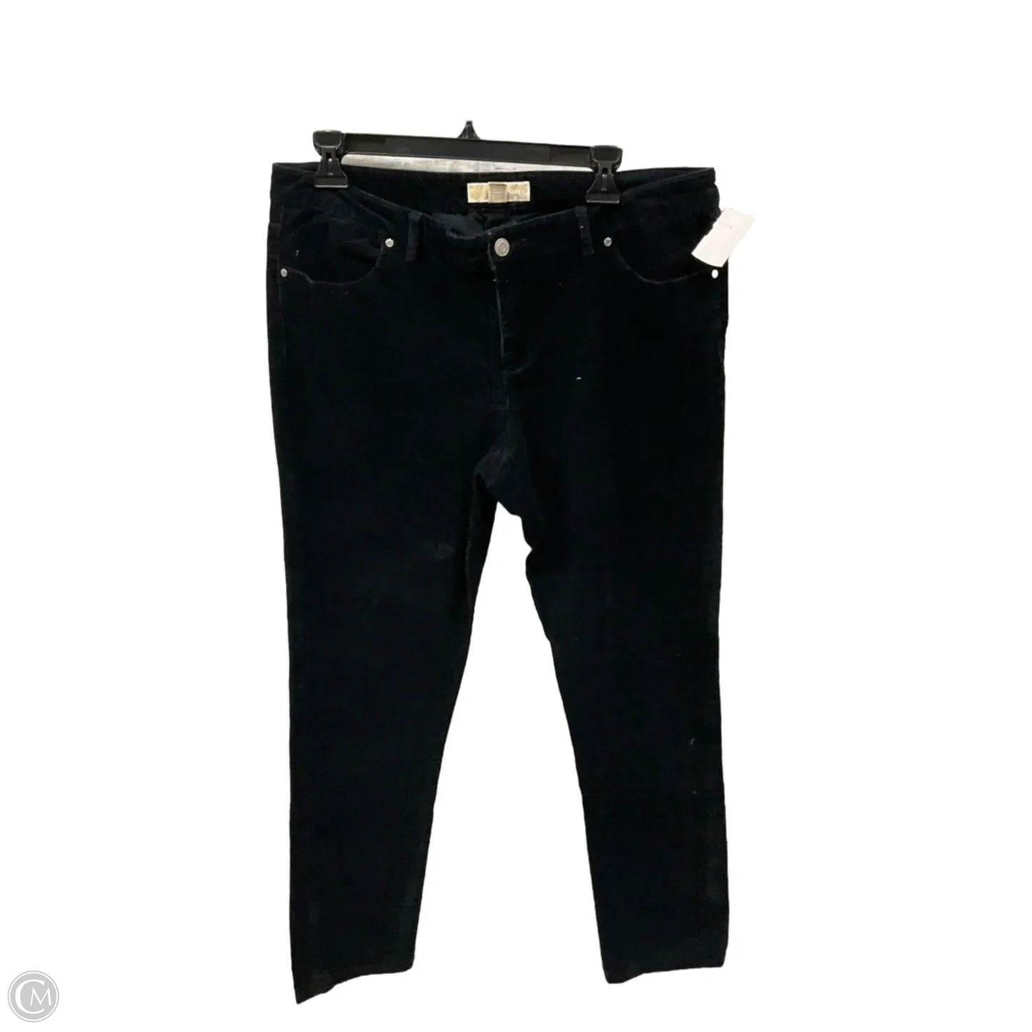 Pants Corduroy By Michael By Michael Kors In Black, Size: 12