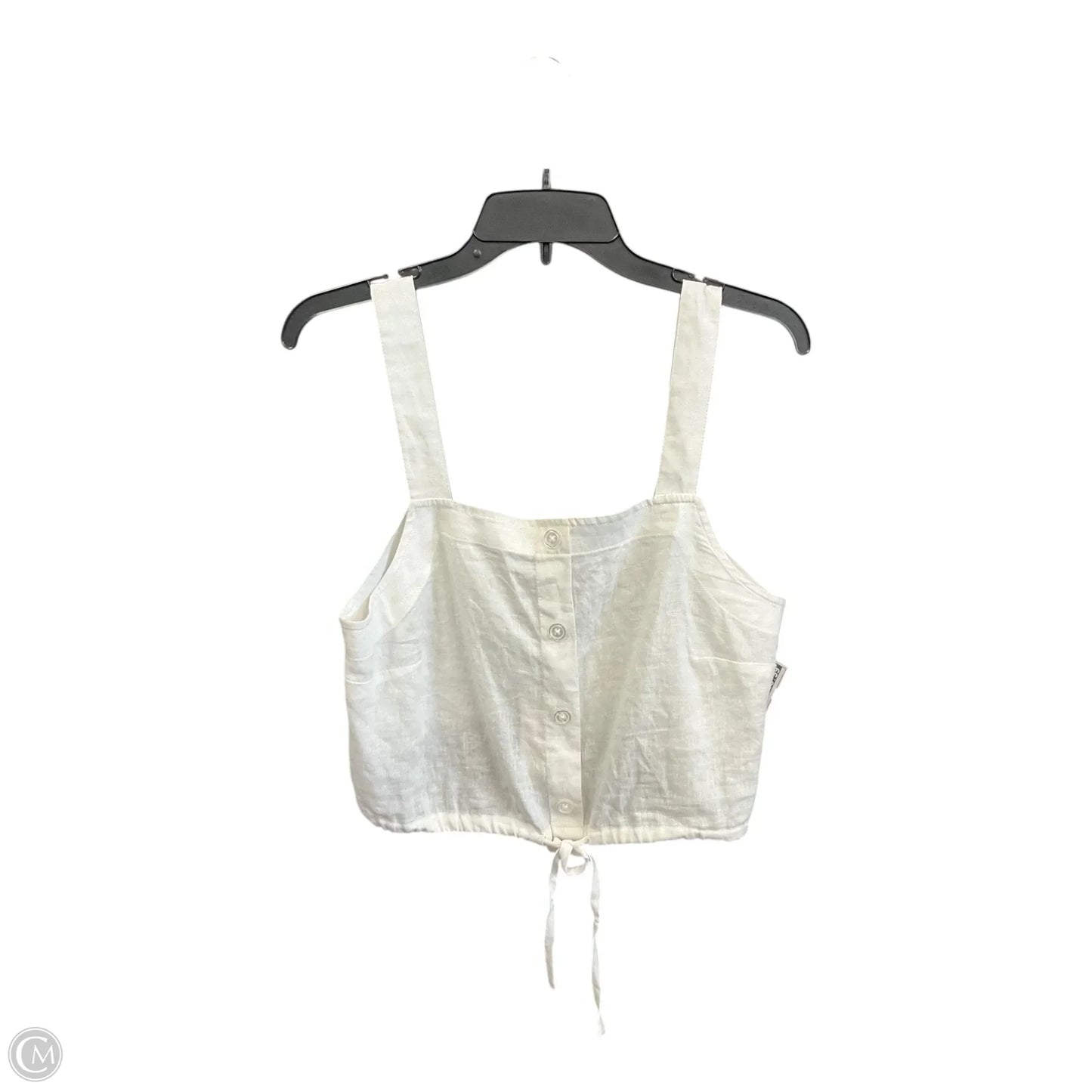 Blouse Sleeveless By A New Day In White, Size: M