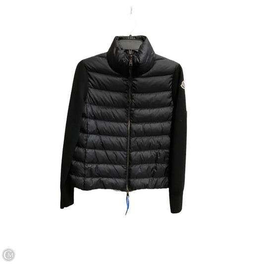 Jacket Luxury Designer By Moncler In Black, Size: S