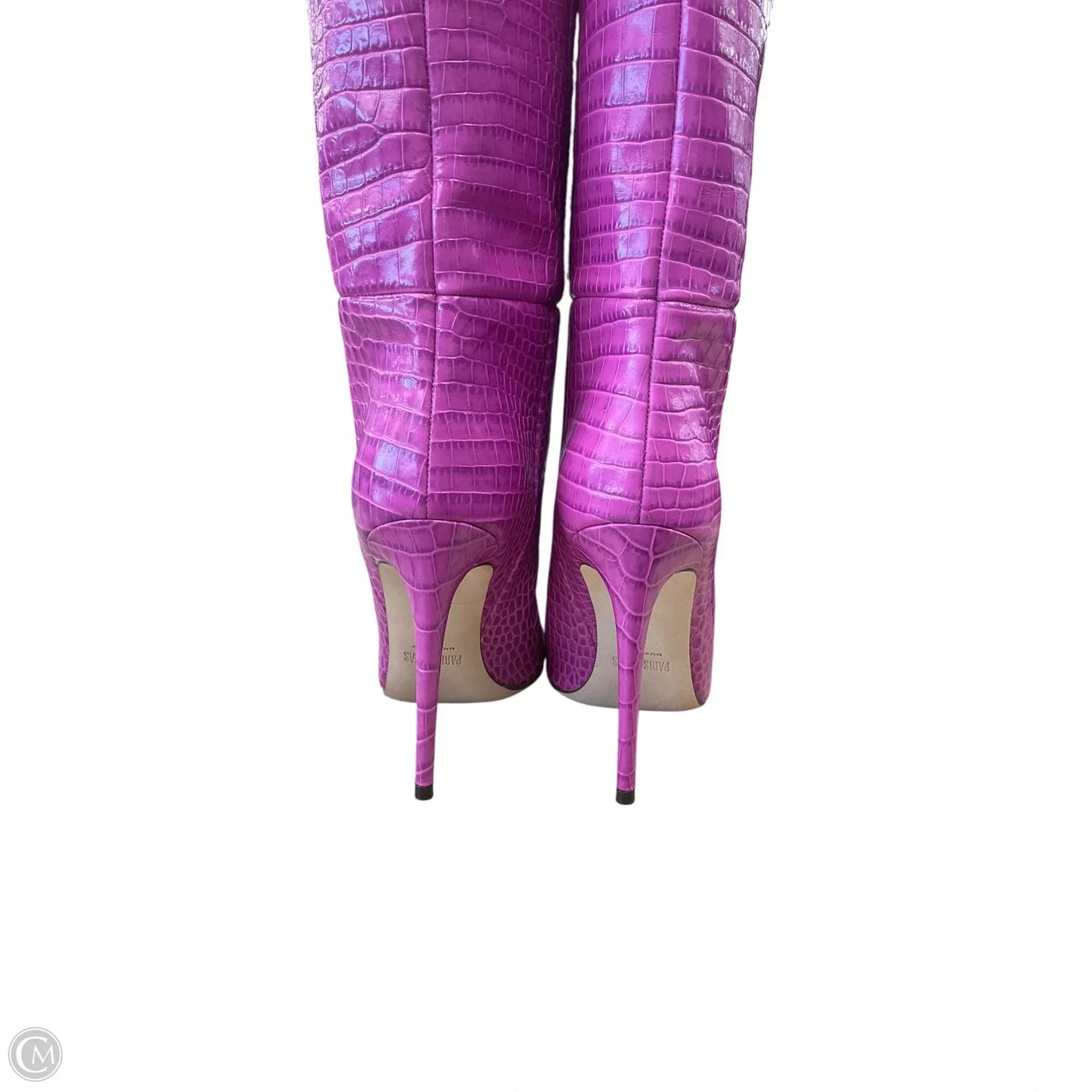 Boots Knee Heels By Cma In Pink, Size: 8