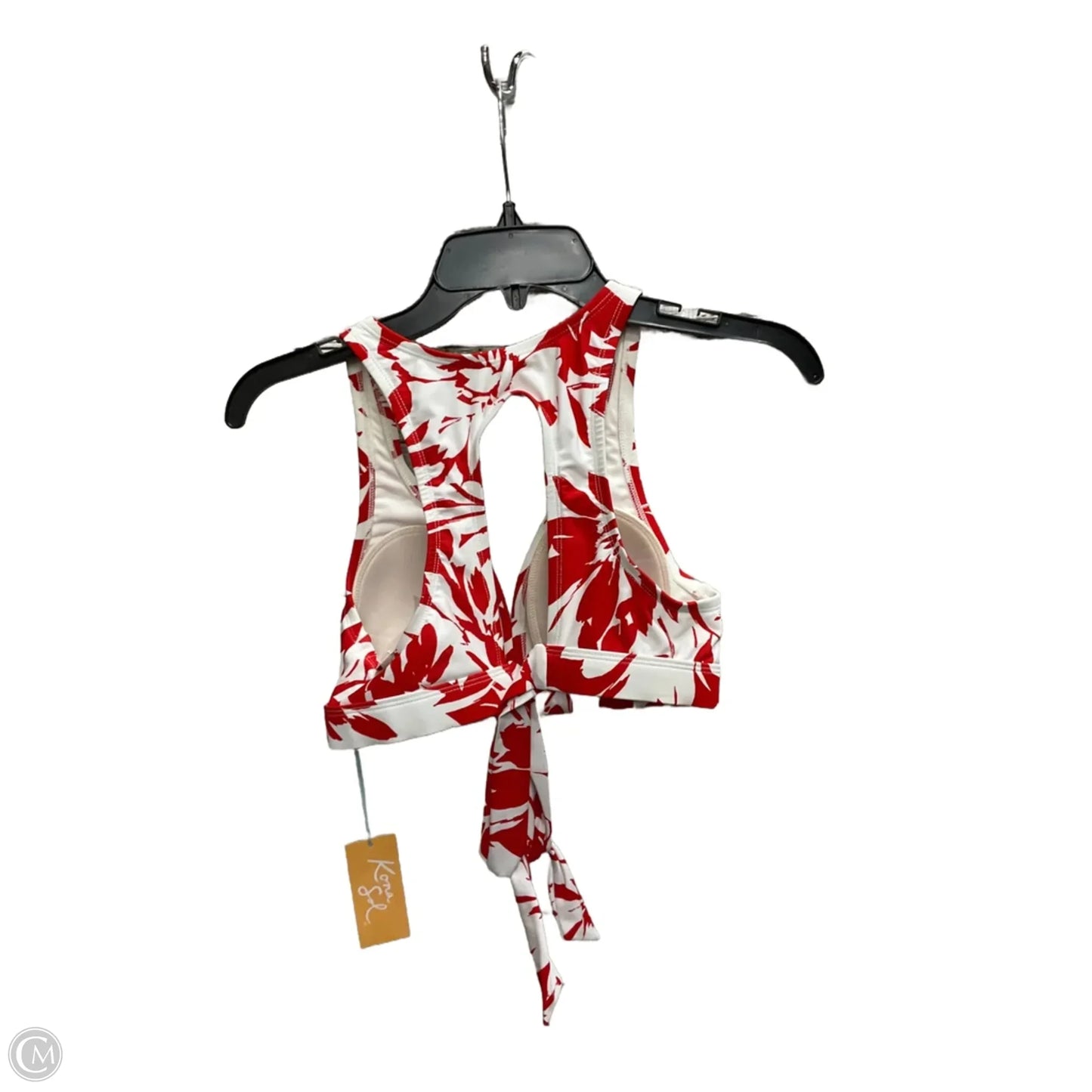 Swimsuit 2pc By Clothes Mentor In Red & White, Size: S