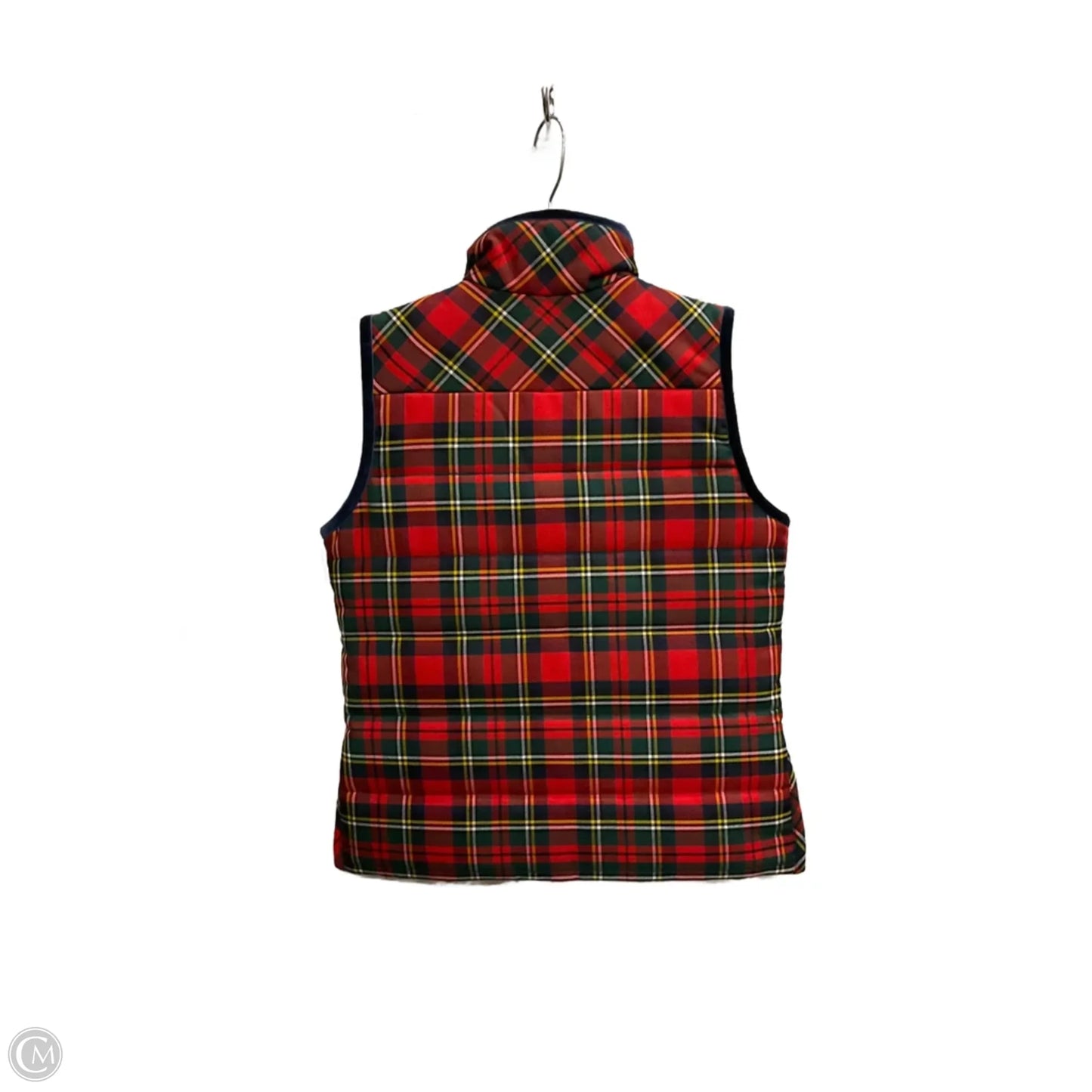 Vest Puffer & Quilted By J. Crew In Plaid Pattern, Size: Xsp
