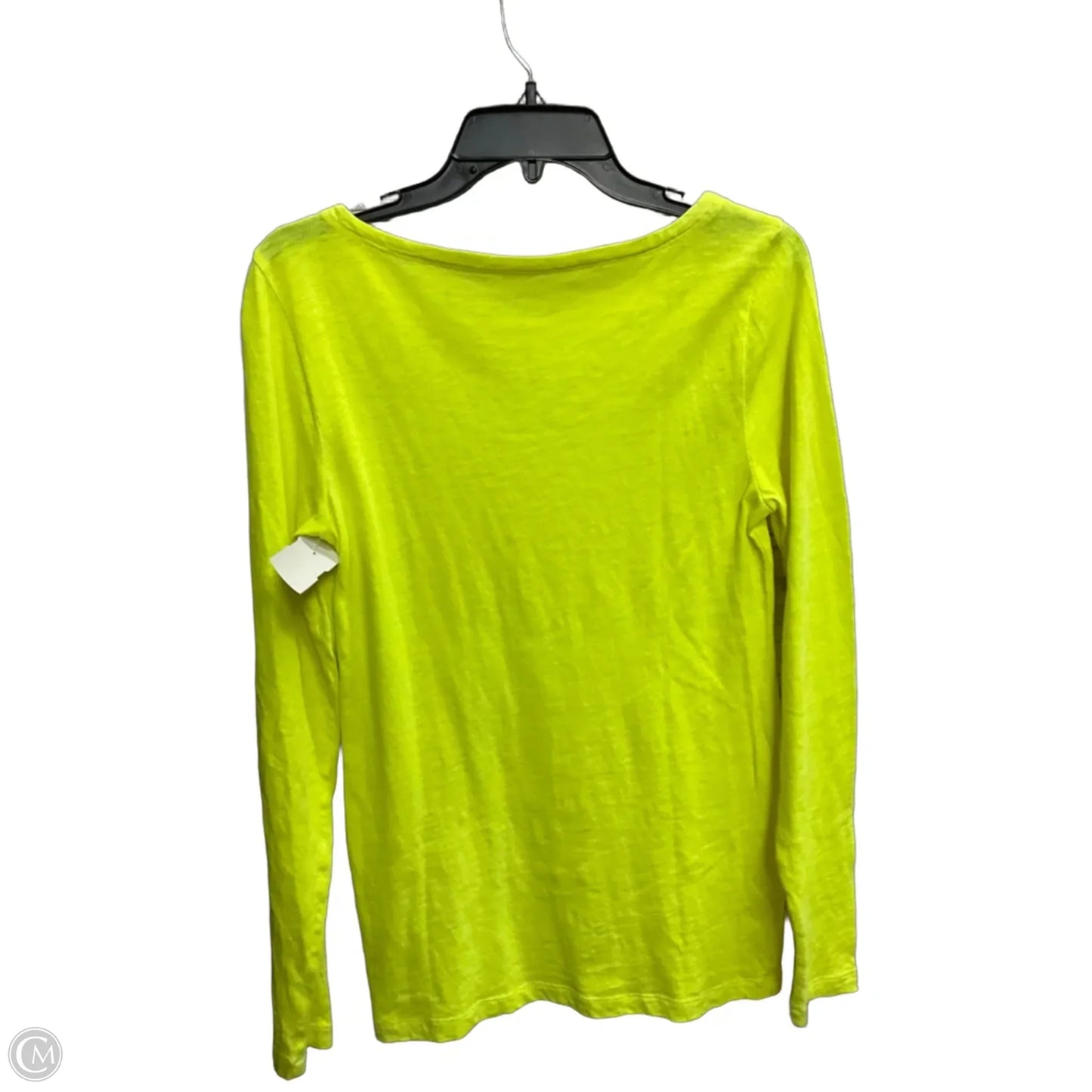 Athletic Top Long Sleeve Crewneck By J. Crew In Yellow, Size: M