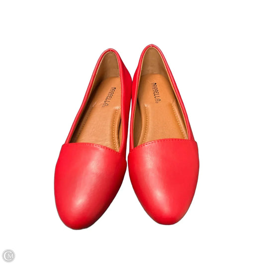 Shoes Flats By Clothes Mentor In Red, Size: 6.5