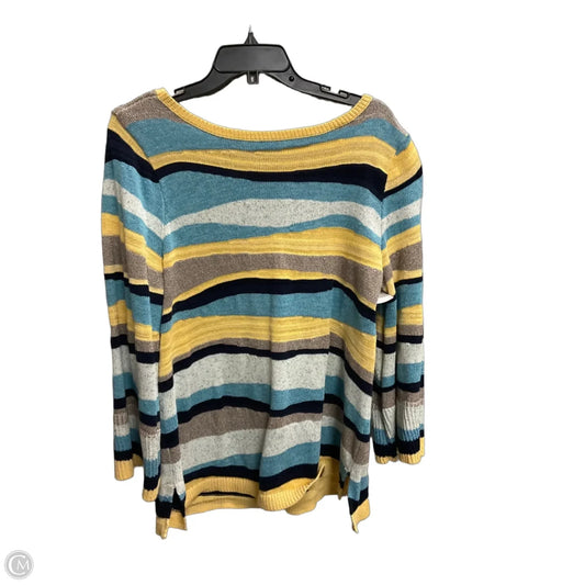 Top Long Sleeve By Chicos In Multi-colored, Size: Xl