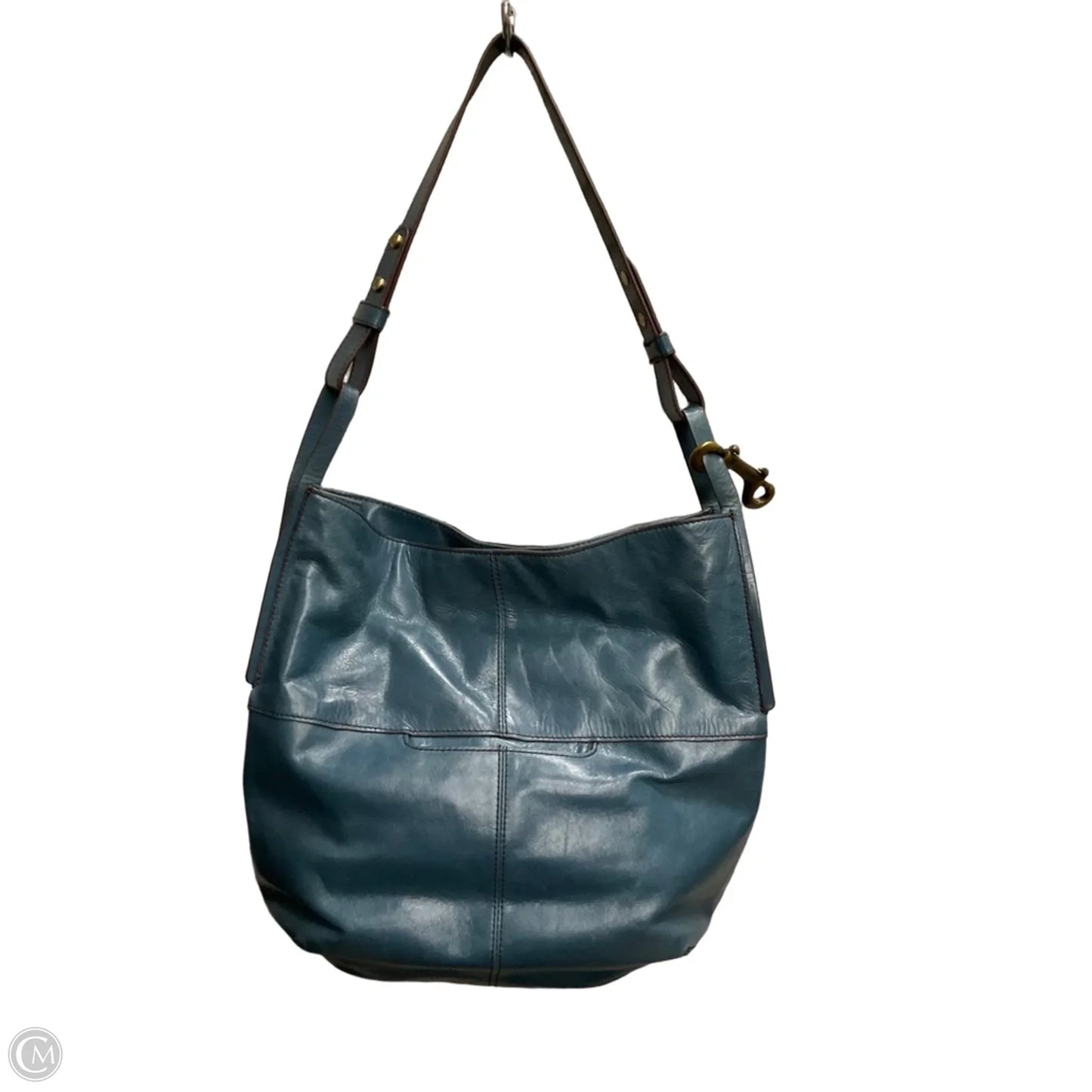 Handbag Leather By Hobo Intl, Size: Medium