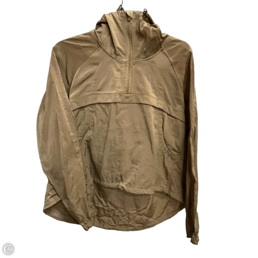 Athletic Jacket By Lululemon In Brown, Size: Xs