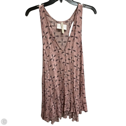 Tunic Sleeveless By Free People In Pink, Size: L