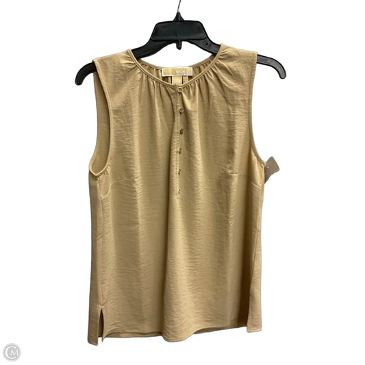 Top Sleeveless By Michael By Michael Kors In Tan, Size: M