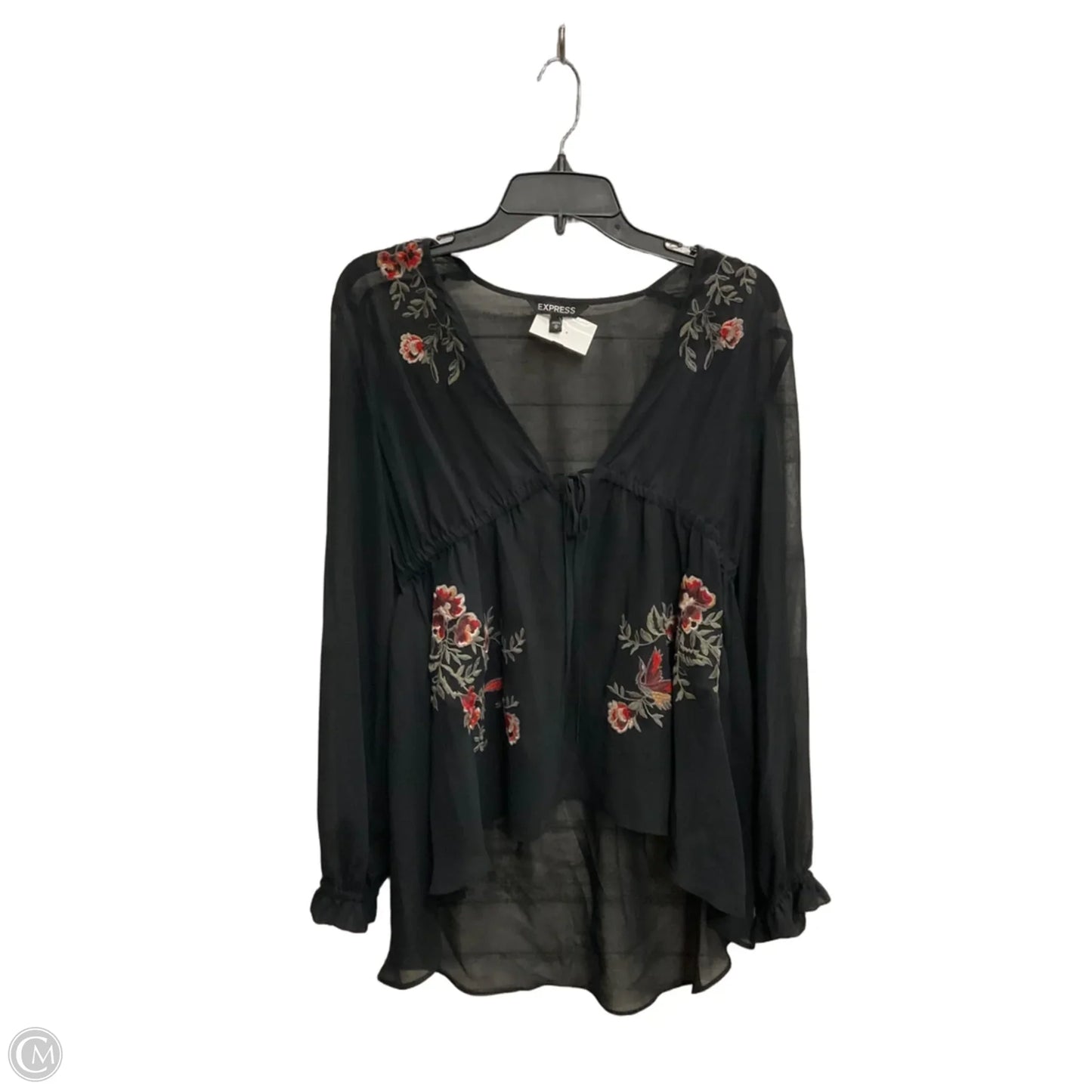 Swimwear Cover-up By Express In Black, Size: M