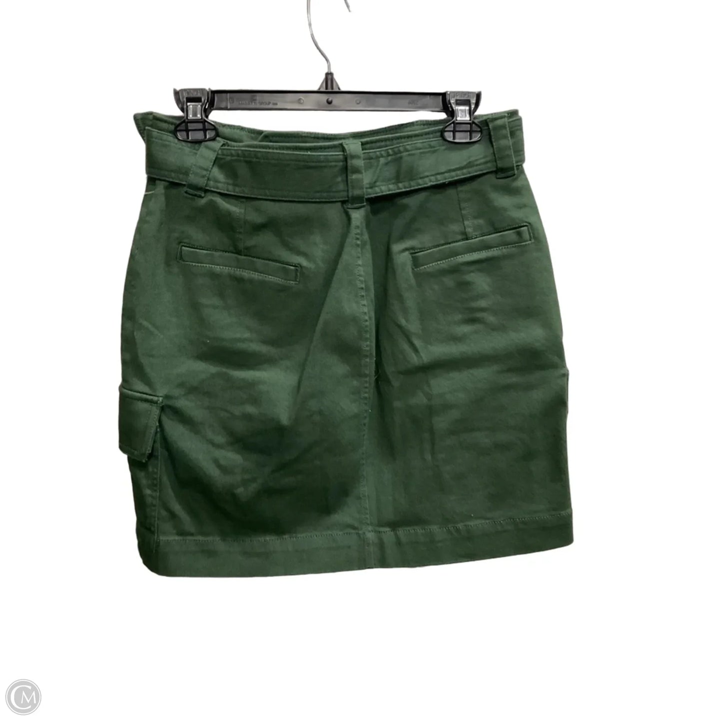Skirt Midi By Loft In Green Denim, Size: 8p
