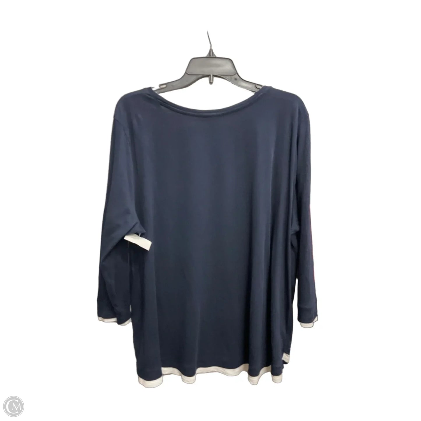 Top Long Sleeve By J. Jill In Navy, Size: Xl
