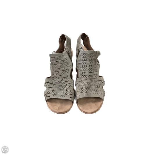 Sandals Heels Wedge By Rockport In Tan, Size: 8.5