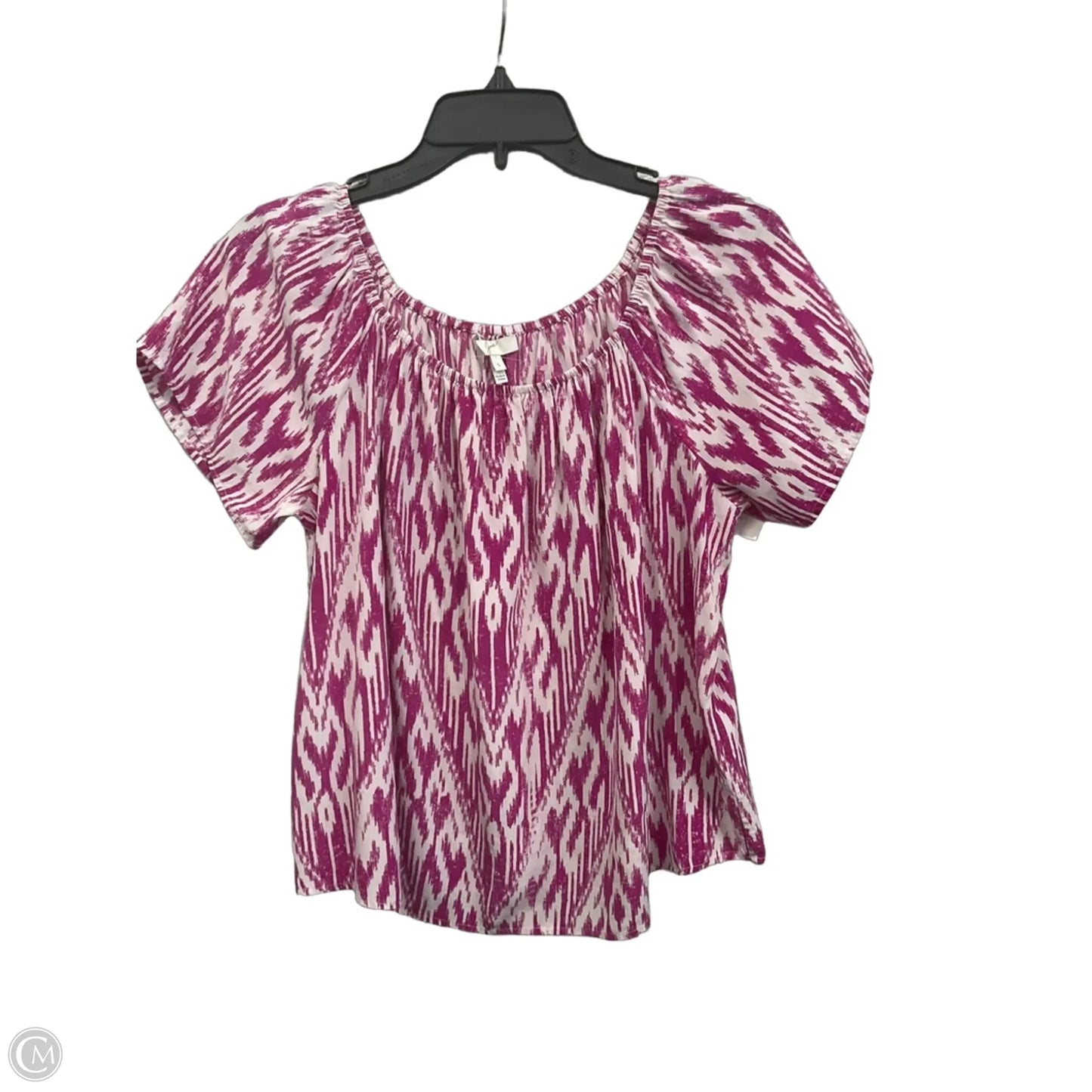Top Sleeveless By Joie In Purple & White, Size: S