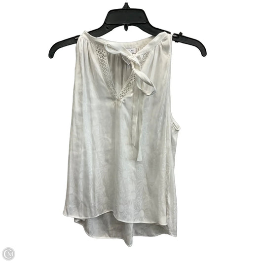 Top Sleeveless By Current Air In White, Size: Xs