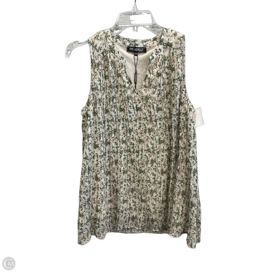 Top Sleeveless By Clothes Mentor In Green, Size: Xs