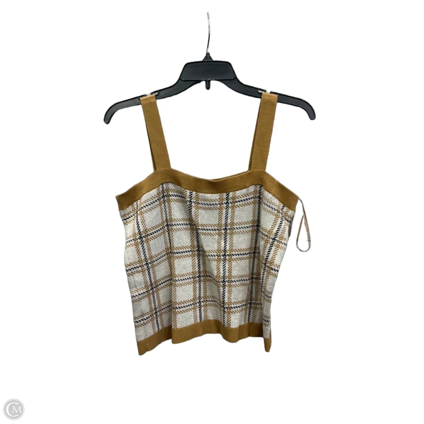 Top Sleeveless By Loft In Brown, Size: Lp