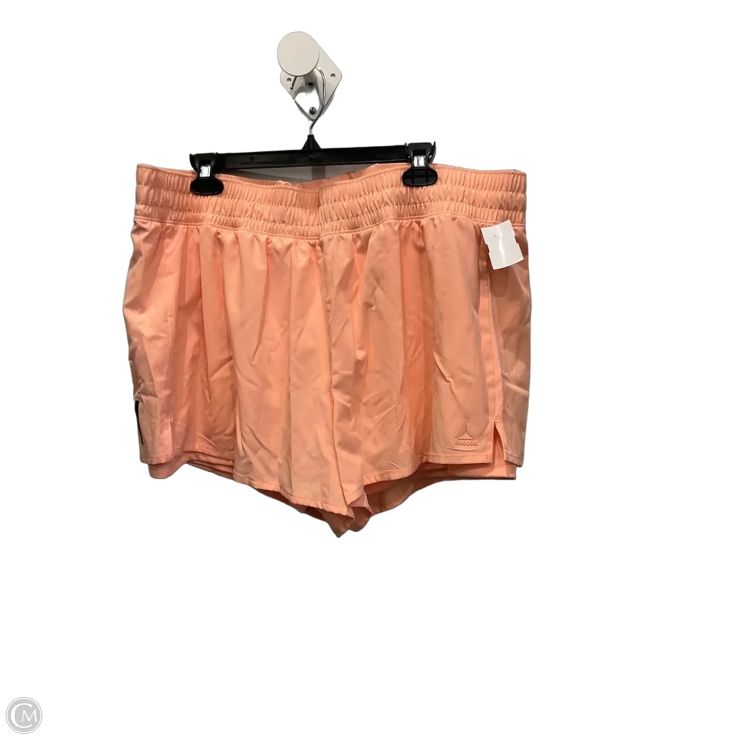 Athletic Shorts By Reebok In Orange, Size: 3x