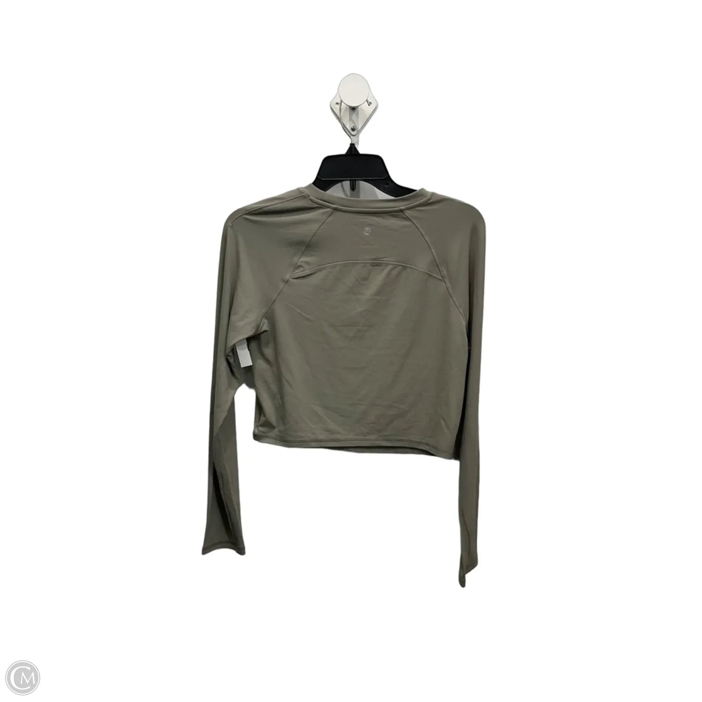 Athletic Top Long Sleeve Crewneck By Crz Yoga In Grey, Size: L