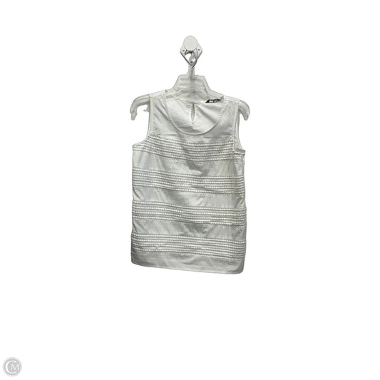 Top Sleeveless By Tommy Hilfiger In White, Size: Sp