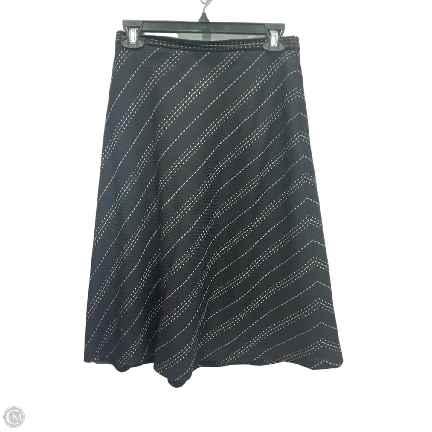 Skirt Midi By Talbots In Black, Size: 4