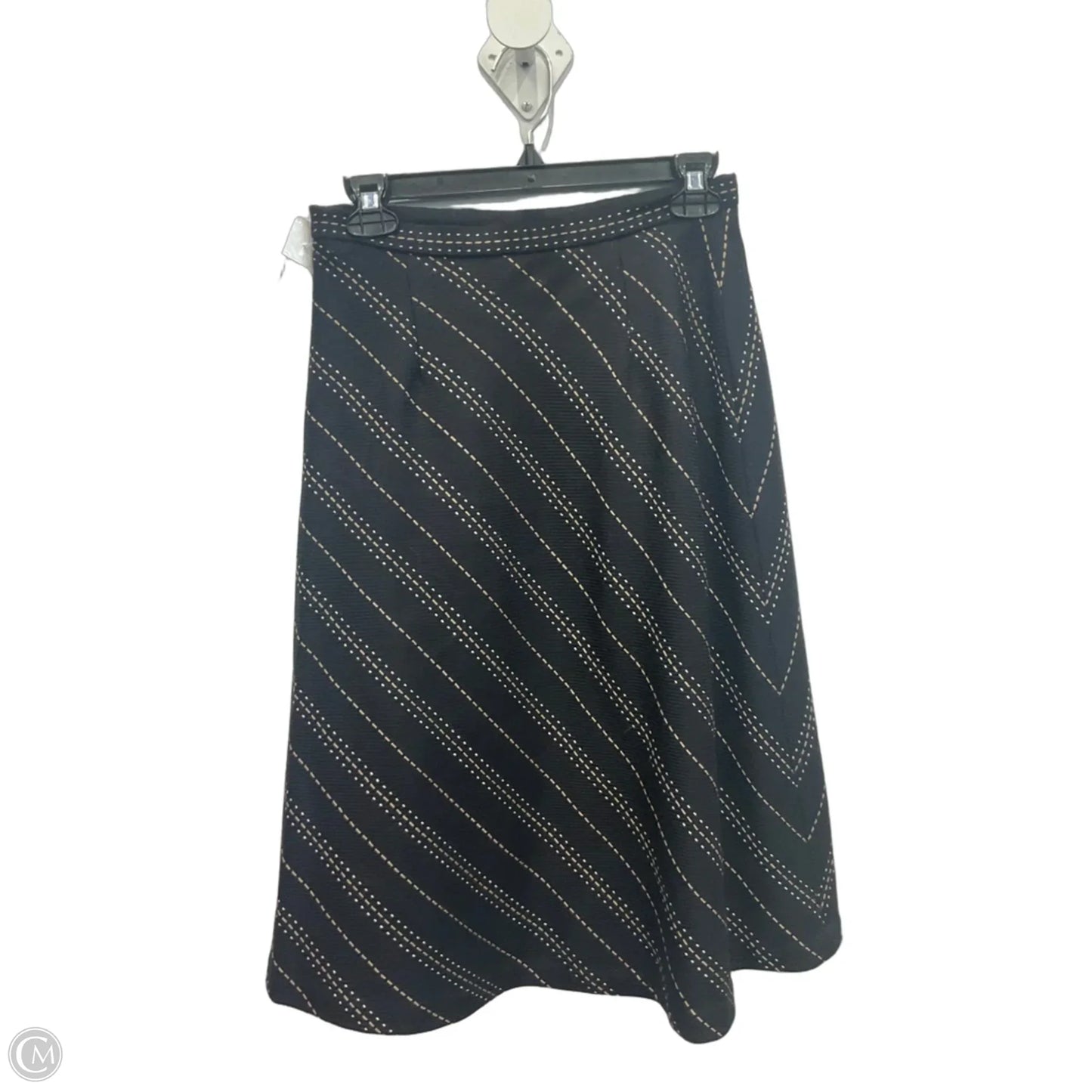 Skirt Midi By Talbots In Black, Size: 4
